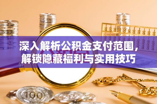 西峰深入解析公积金支付范围，解锁隐藏福利与实用技巧